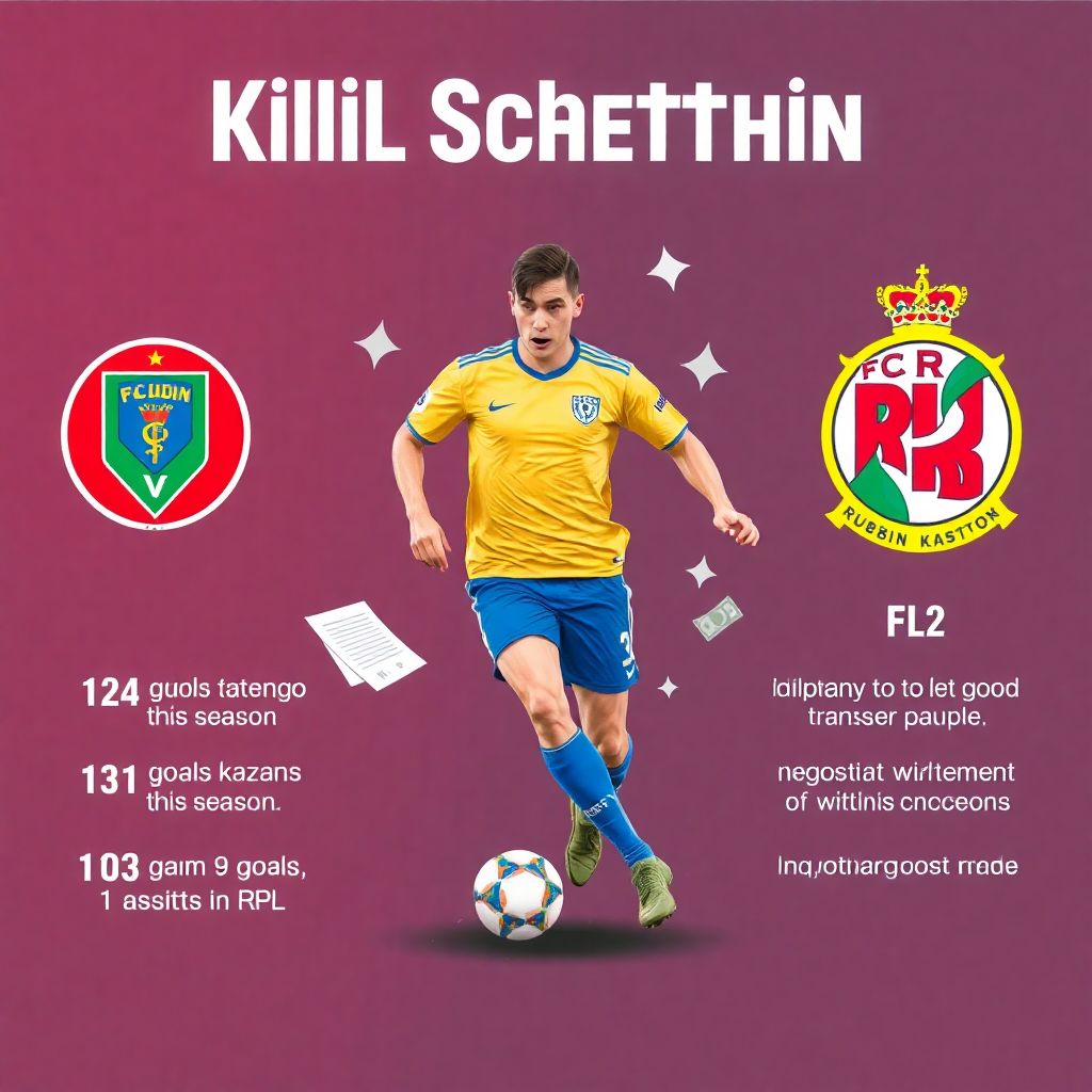 Рубин нацелился на трансфер Кирилла Щетинина из Ростова в зимнее окно